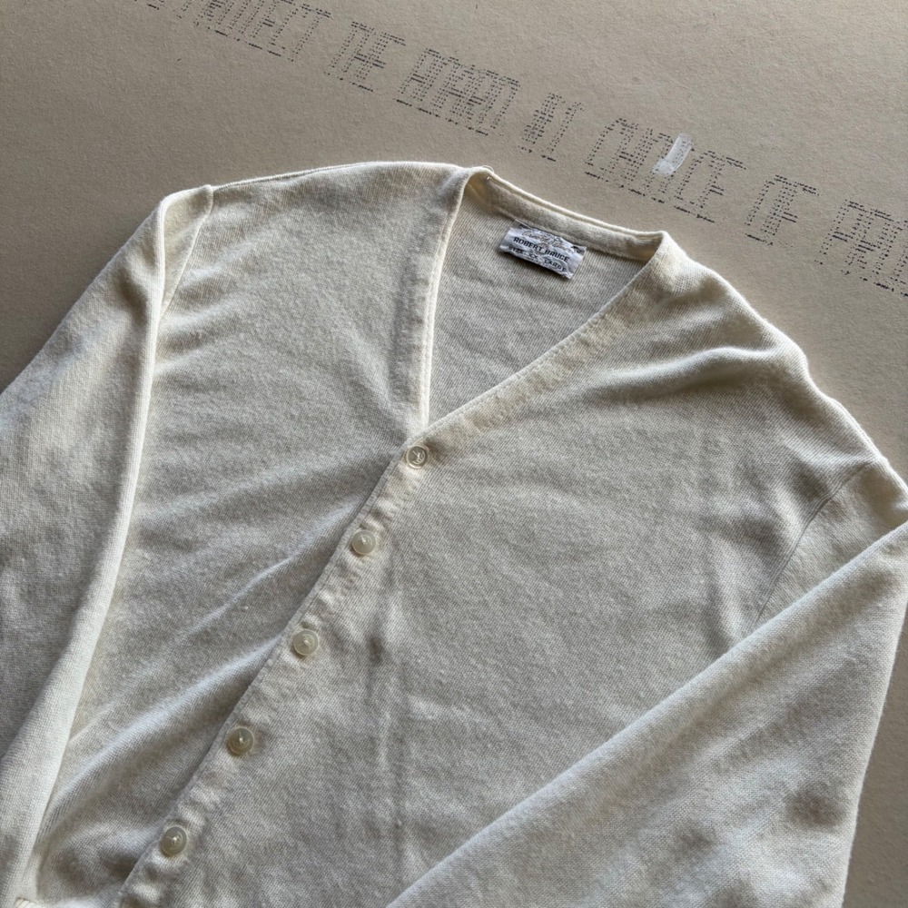 Vintage 60s Arnold Palmer Robert Bruce Cardigan Sweater